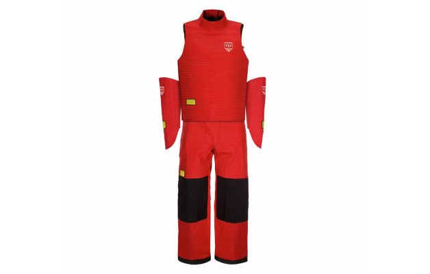 Delta kit veiligheidsvest, broek en handbescherming voor hogedrukreiniging 10/28